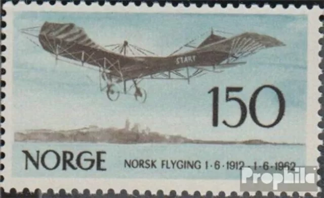 Norwegen 468 (kompl.Ausg.) postfrisch 1962 Norwegische Luftfahrt