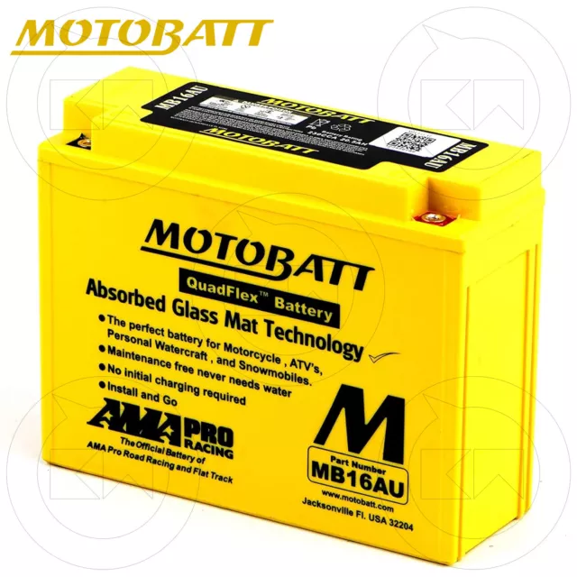 BATTERIA POTENZIATA MOTOBATT MB16AU SIGILLATA 12V-20,5Ah DUCATI MONSTER 900 1995