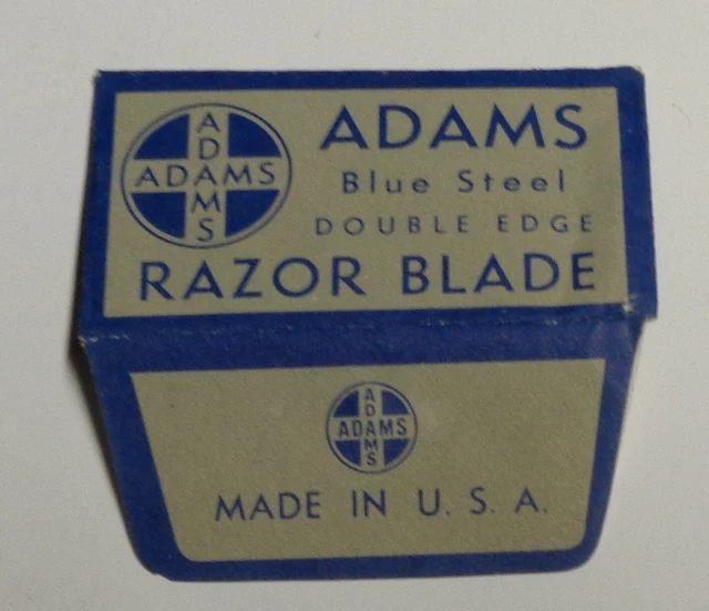 Vintage Razor Blade ADAMS One Wrapped Blade RARE