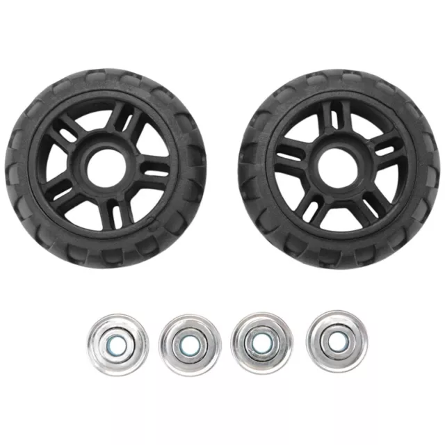 Suitcase Wheels 1 Pair of Luggage Suitcase Replacement Wheels Axles Deluxe4613