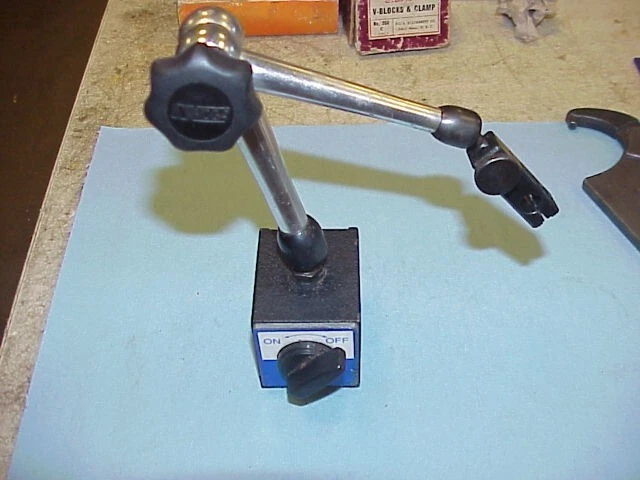 Atlas Lathe Bridgeport Milling Noga Micro Adjust Magnetic Base Indicator Holder