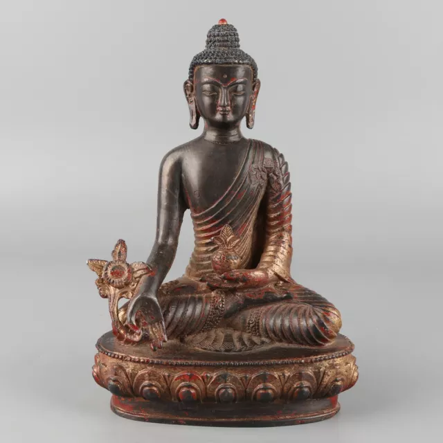 Chinese Exquisite Handmade Buddha copper statue