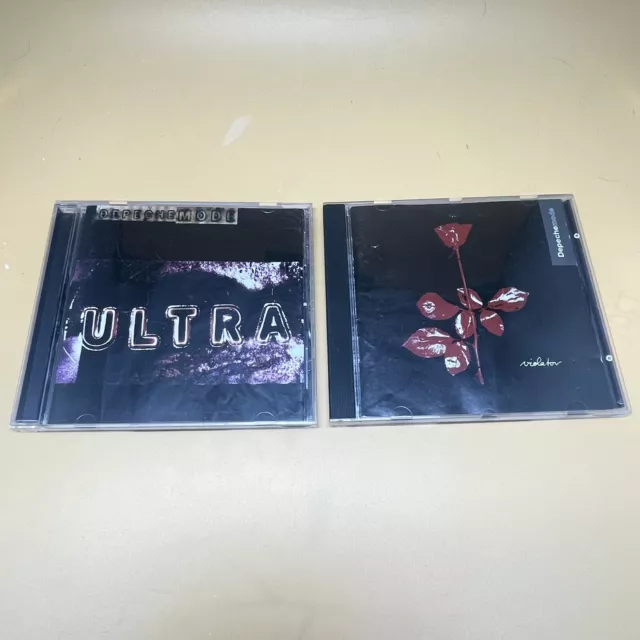 DEPECHE MODE 2 CD LOT: VIOLATOR AND ULTRA [Used] 2x LOT VG