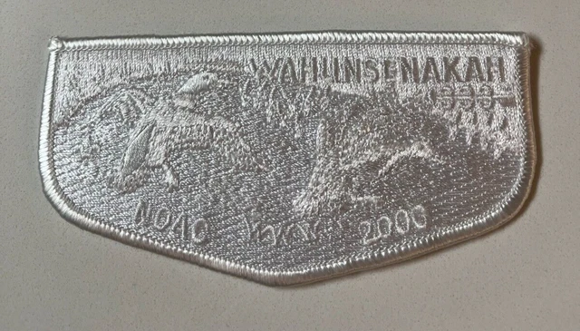 Boy Scout OA 333 Wahunsenakah Lodge Flap S14 2000 NOAC Ghost