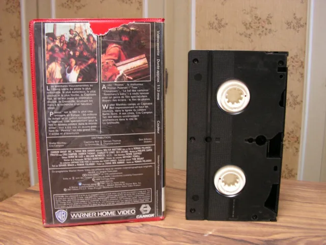 VHS  PIRATES  De Roman Polanski 1986 WB 2