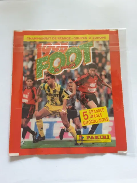 Rarissime ! pochette d'origine scellée panini football france 95  🇫🇷 zidane ?