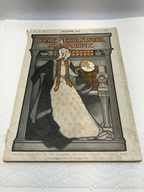 Vintage Home Needlework Magazine October 1904 Vintage Home Needlework Magazine October 1904