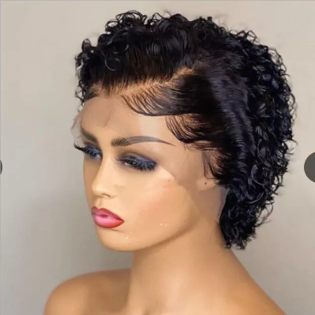 Women Short Curly Wig Twist Wig Human Hair Wigs One Size For Role Plays Daily