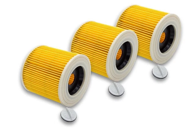 3x Les filtres à cartouches pour Kärcher WD 2.250, WD 3.370 M
