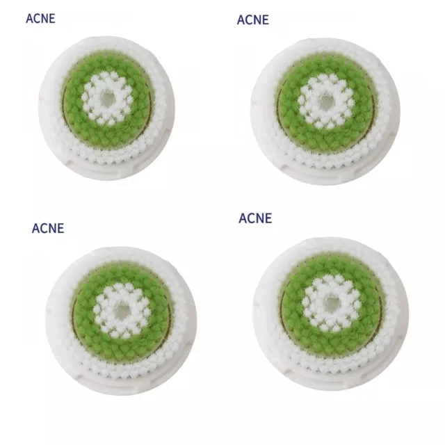 4-Pack Akne Gesichtsbürste Köpfe Ersatz kompatibel mit Clarisonic Mia 1 2 3