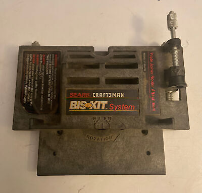Conector de enrutador Craftsman Bis-Kit (unidor de placas) # 171.254230 hecho en EE. UU.