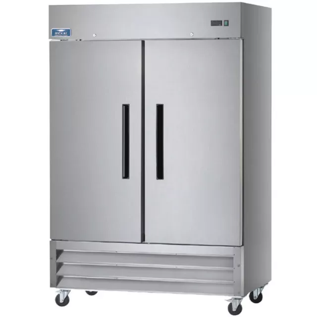 Arctic Air AF49 54" 2 Solid Doors Reach-In Freezer - 49 Cu. Ft.