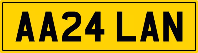 Alan Allan Alana Al Ali Alans Als Private Registration Car Number Plate Aa24 Lan