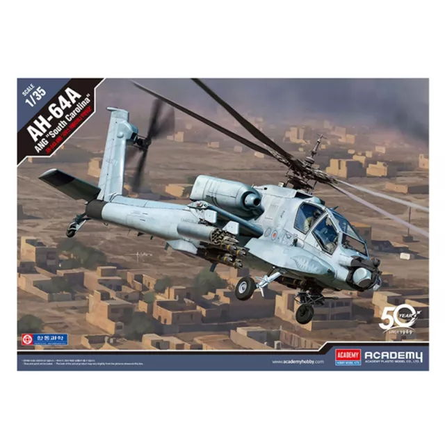 Academy 1/35 AH-64A ANG Helicopter Model Kit