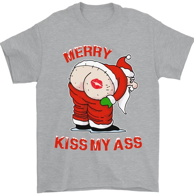 Merry kiss my arse jumper on sale
