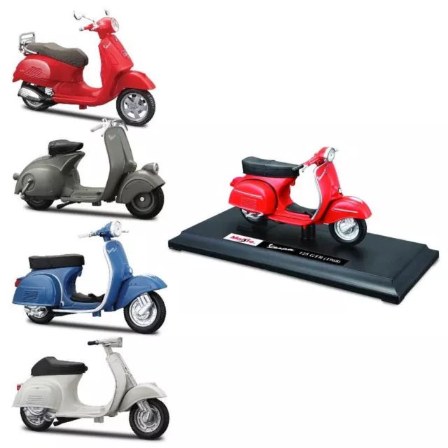 Maisto 34540 Vespa Scooter 1:18 Diecast Model - Random Colour