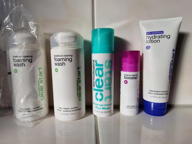 Dermalogica clear start Pflegeset lotion+booster+fizz mask+cleanser