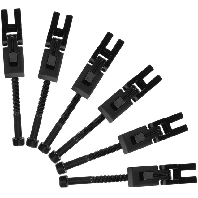 6 Pcs Guide Code Guitar Replacement Bridges Musical Instrument Part Double Lock