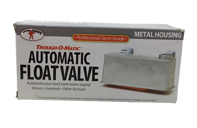 Little Giant Metal Housing Professional Farm Grade Trough O Matic Float Valve 1B