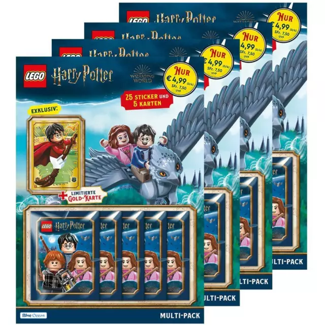LEGO Harry Potter - Journey to the Wizarding World - Collectible Stickers - All 4 Multipacks