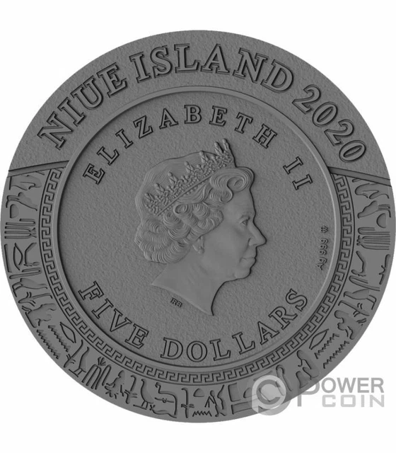 2020 Niue 5$ 2 Oz Silver Coin Gods of Anger Horus 2