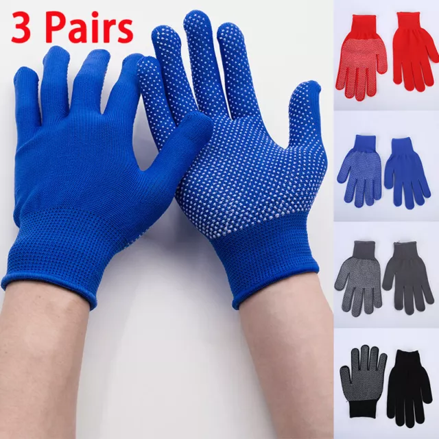 3Pairs Heat Proof Resistant Protective Gloves Hair Styling Tool Straightene ↖