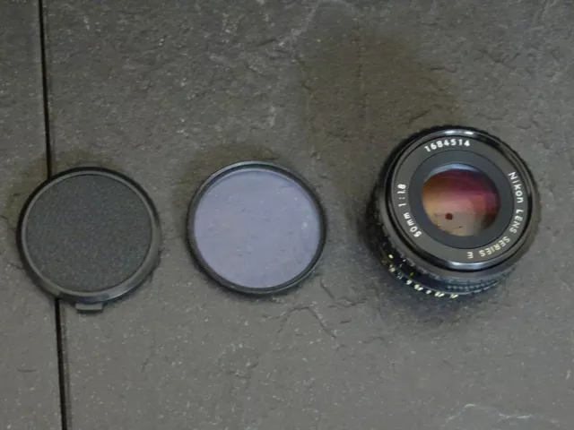 NIKON SERIES E 1.8/50mm  LENS EXCELLENT for Nikon E-Mount Pancake