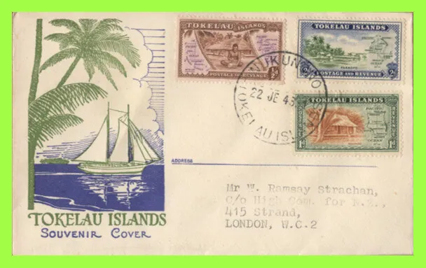 Tokelau 1948 Illustrated souvenir Cover