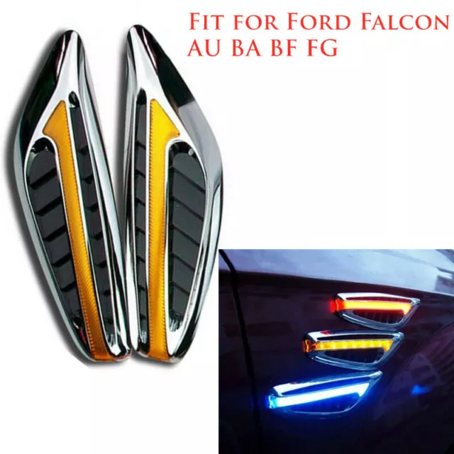 Car LED Side Indicators Turn Signal Light Amber For Ford Falcon AU BA BF FG