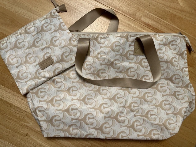 NWOT Chico's Large Polyester Folding Travel Tote Bag w/ Carrying Pouch ($69.50)