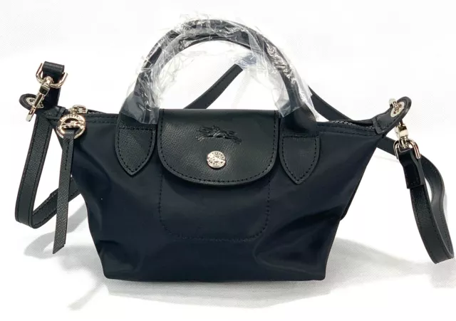 LONGCHAMP LE PLIAGE Neo Bag - Small Size - Navy and Black - Brand New  $148.00 - PicClick AU