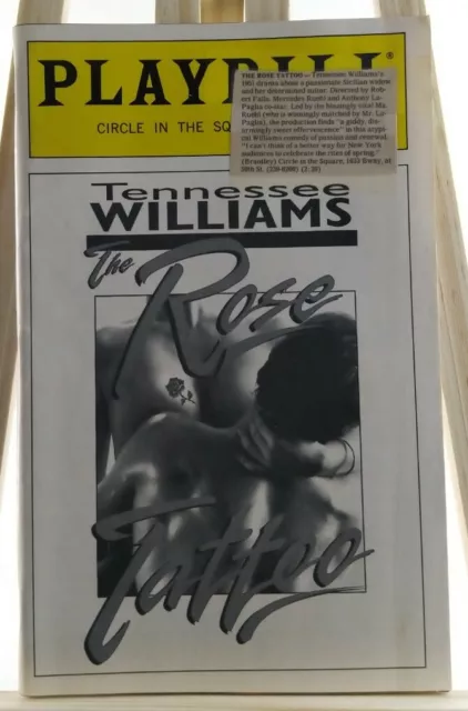 Tennessee Williams The Rose Tattoo Broadway Playbill 1995 Anthony Lapaglia NYC