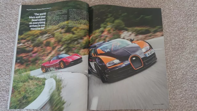 evo Magazine 185: August 2013 - Bugatti Veyron v Pagani Huayra 2