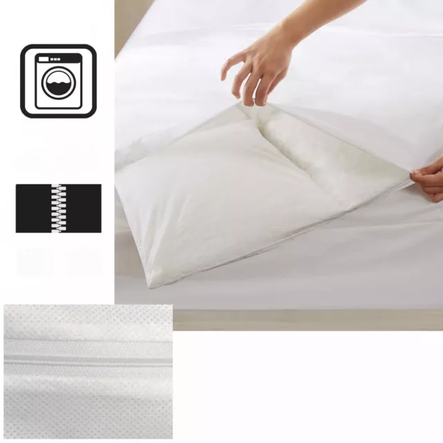 Stain Resistant Quilt / Duvet / Doona Protector - COT SINGLE DOUBLE QUEEN KING