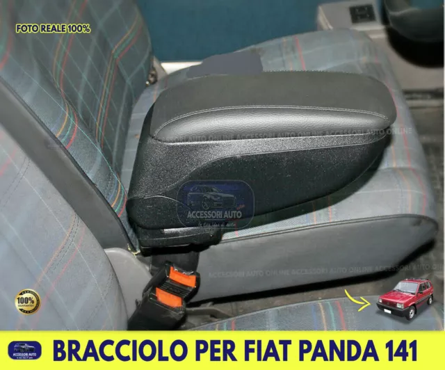 BRACCIOLO PER Panda 141A Portaoggetti Poggiabraccio Auto Vano Sedili Kit  Vano EUR 79,90 - PicClick IT