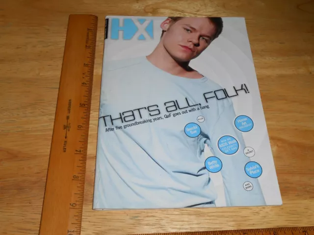 HX Magazine Randy Harrison Hal Sparks Queer as Folk Betty blanc LYPSYNKA '05 gay