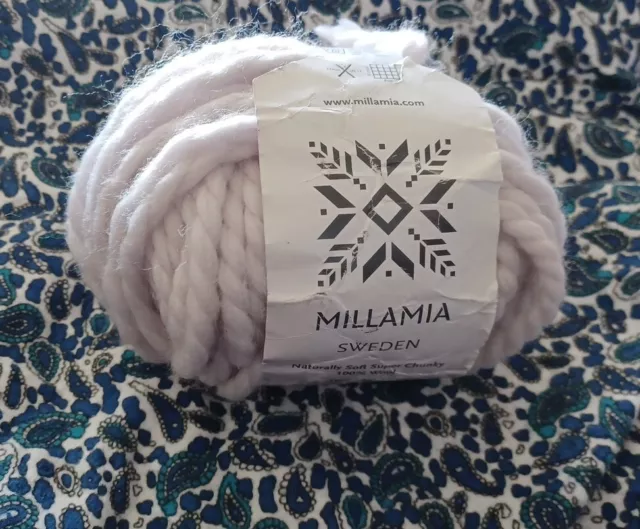 MillaMia Sweden Naturally Soft Super Chunky 100% Wool 1x100g Seagull 403