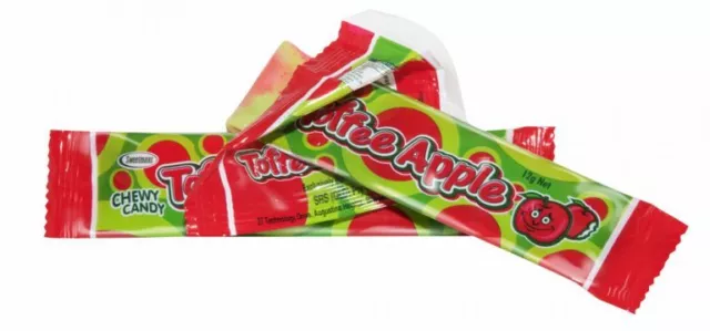 10 pcs TOFFE APPLE Chewy Lolly Bars (10 x 12g)