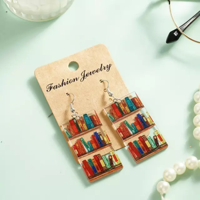Buch Nook Ohrringe, Librarian Book k Lover Ohrringe, S5 moderne