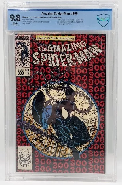 Amazing Spider-Man #800 Marvel 2018 Shattered Exclusive CBCS 9.8