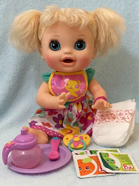 Baby Alive Real Surprises Doll 2012 Talks Original Dress Accessories