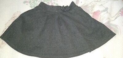 Girls Marks Spencer flippy jersey Cotton School Skirt Grey Age 5-6 Years VCUC
