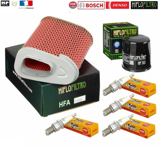 Kit D'entretien Pour Honda VFR 750 F RC36 (1990-97) - Huile, Filtres, Bougies