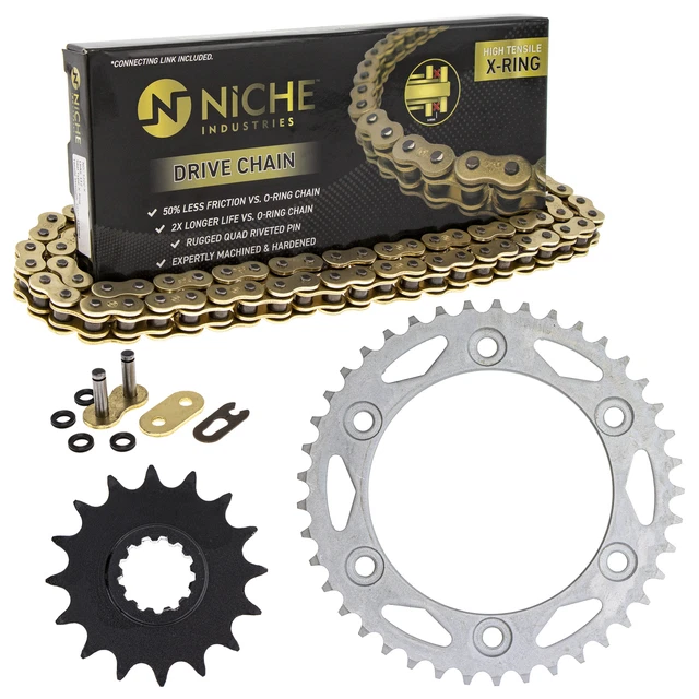 Pignone Catena Set per Honda CBR600RR 16/41 Dente 520 x-Ring Fronte Retro Combo