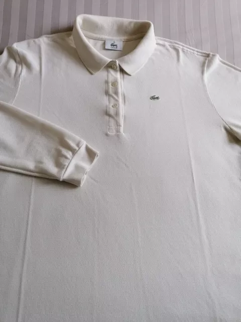 Polo lacoste femme manche longue sale