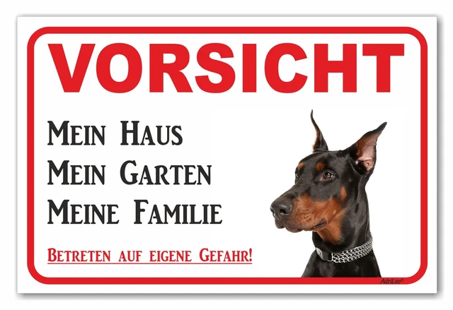 Warnschild 'Vorsicht Border Collie – Schlechte Laune' – 30x40cm, Wetterfest Aus Alu, Für Gartenzaun & Haustür