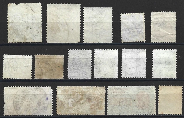 ITALIE - lot de 15 timbres fiscaux oblitérés Marca da bollo et Expres 2