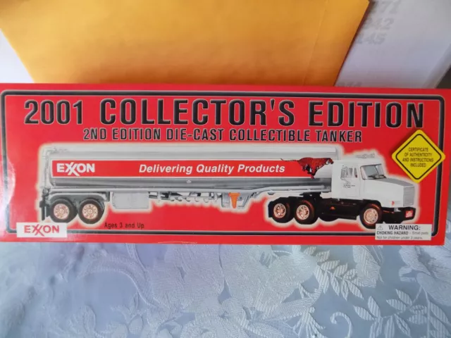 2001 Exxon Premier Die Cast Collectible Tanker Truck  J