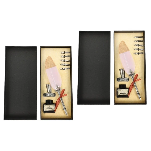 2 Sets Tintensatz Kalligraphie-Stifte Geschäftsanzug Gel-Stift-Set