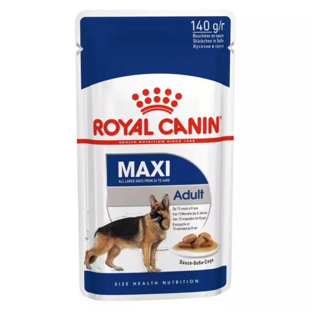 Royal Canin Maxi Adult 140G En Salsa Para Razas Grandes
